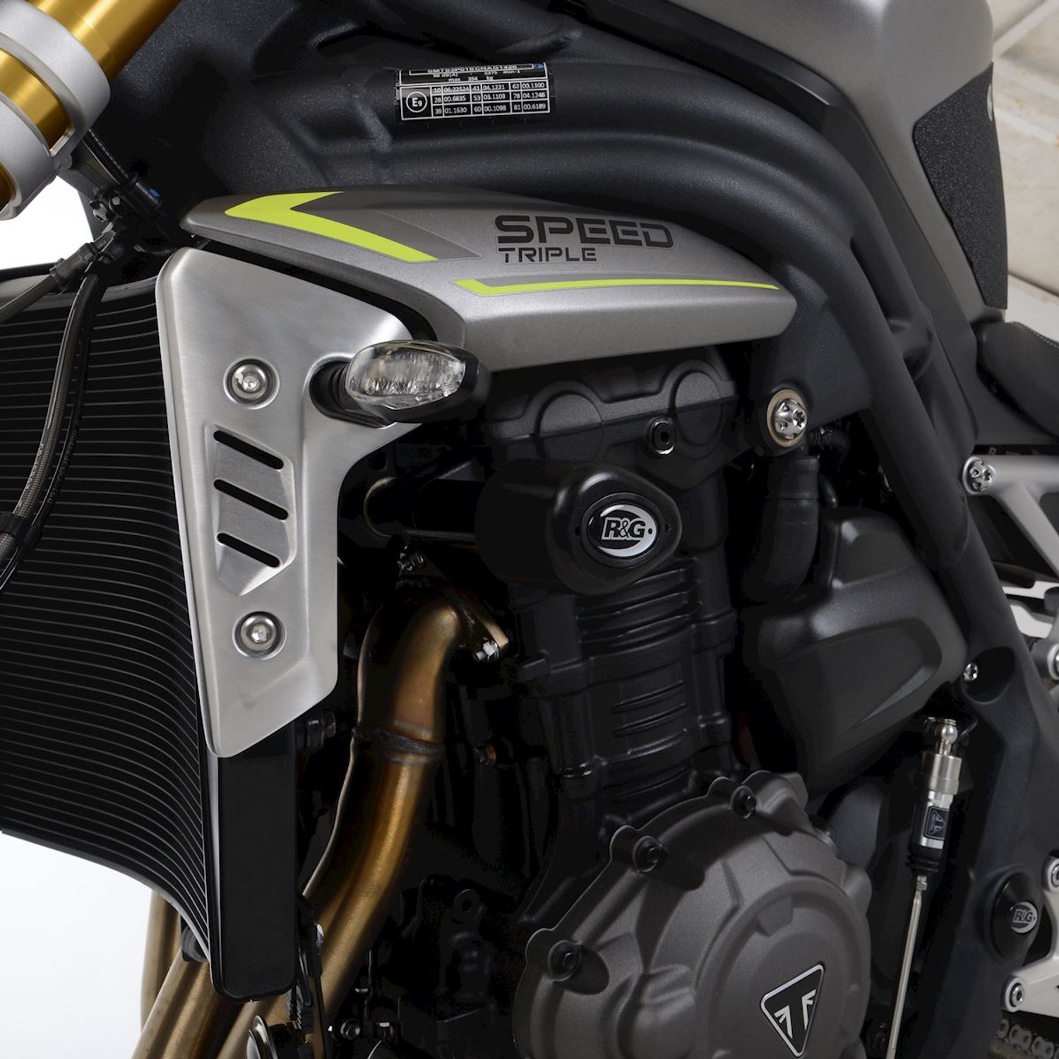 R&G Racing Aero Crash Protectors for Triumph Speed Triple 1200RS '21-'22, Speed Triple 1200RR '22 R&G Racing Aero Crash Protectors for Triumph Speed Triple 1200RS '21-'22, Speed Triple 1200RR '22